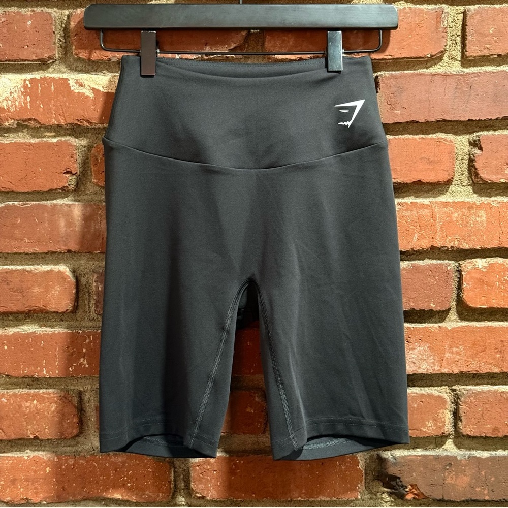 Gymshark Black‎ Seamless Cycling Shorts High Waisted Athleisure Size Small